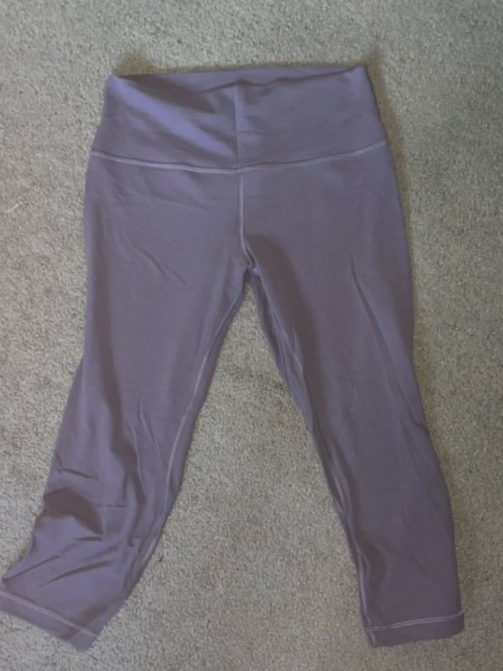 Lululemon Align Crop 21” Cool EUC Size 12